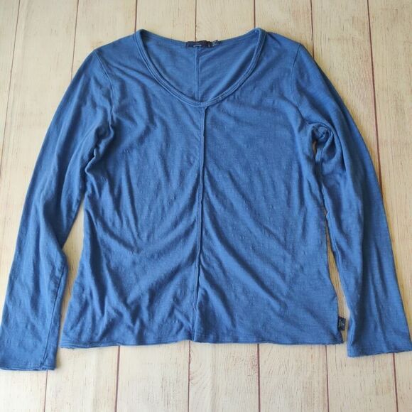 prAna V-neck long sleeve tee style W2ROMI316 sz S - Picture 4 of 7